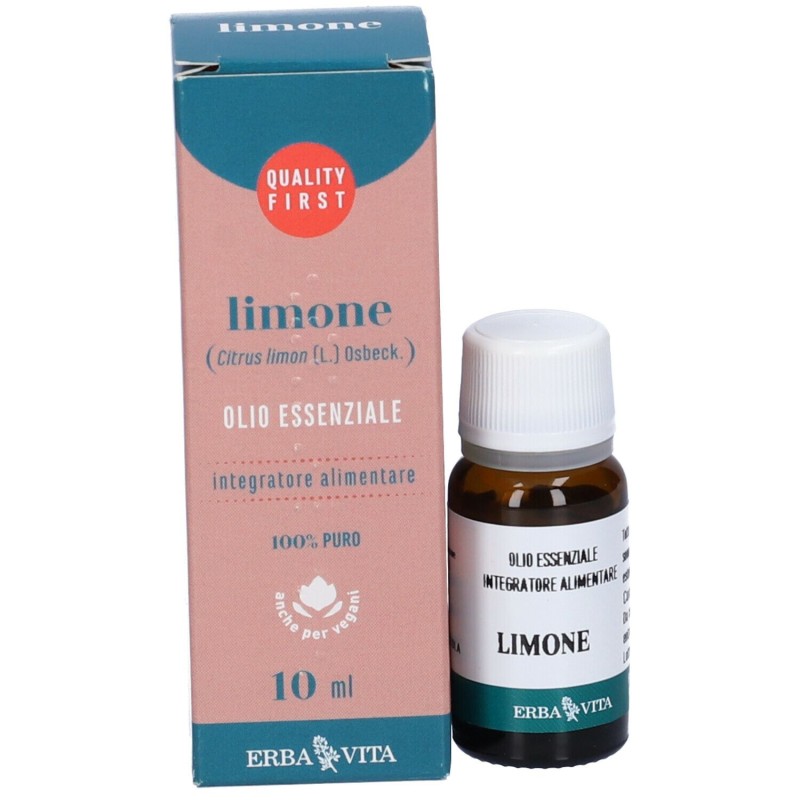 Aspetto del prodotto Erba Vita Limone Extra Olio Essenziale 10ml Aspetto del prodotto Erba Vita Limone Extra Olio Essenziale 10ml