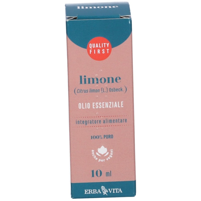 Scatola integra del prodotto Erba Vita Limone Extra Olio Essenziale 10ml Scatola integra del prodotto Erba Vita Limone Extra Olio Essenziale 10ml