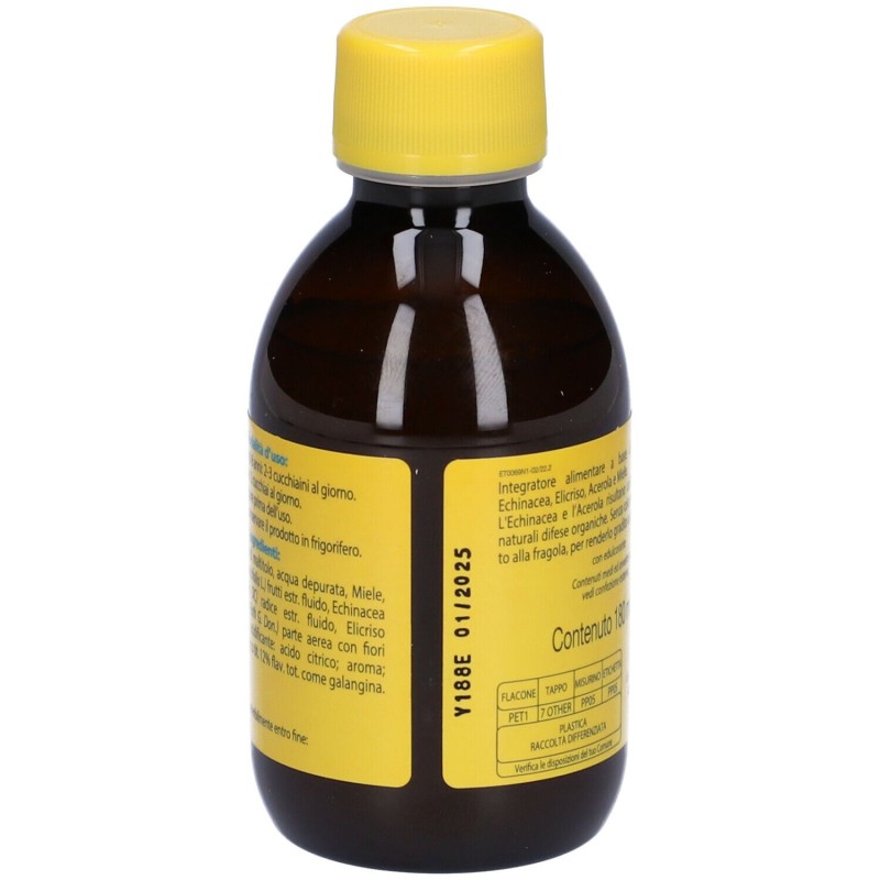 Confezione commerciale diEsi Propolbaby Sciroppo Fragola Per Difese Immunitarie 180 ml Confezione commerciale diEsi Propolbaby Sciroppo Fragola Per Difese Immunitarie 180 ml