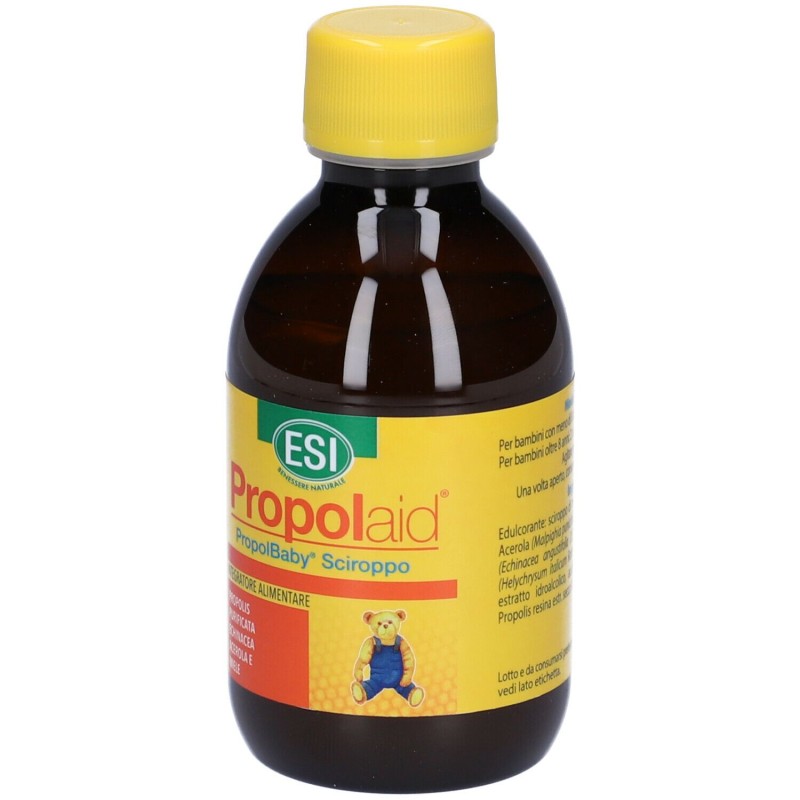 Immagine reale di Esi Propolbaby Sciroppo Fragola Per Difese Immunitarie 180 ml Immagine reale di Esi Propolbaby Sciroppo Fragola Per Difese Immunitarie 180 ml