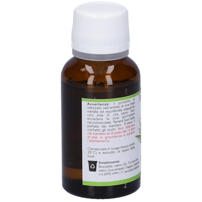 Foto ravvicinata di Tea Tree Olio Essenziale Integratore per le Vie Respiratorie 20ml Foto ravvicinata di Tea Tree Olio Essenziale Integratore per le Vie Respiratorie 20ml