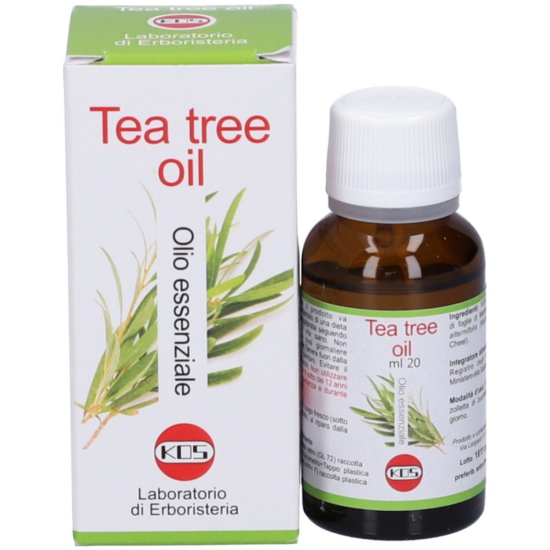 Primo piano di Tea Tree Olio Essenziale Integratore per le Vie Respiratorie 20ml Primo piano di Tea Tree Olio Essenziale Integratore per le Vie Respiratorie 20ml