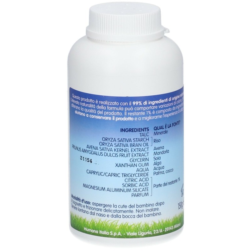 Confezione sigillata di Humana Baby Care Polvere Aspersoria per Pelle Delicata 150 g Confezione sigillata di Humana Baby Care Polvere Aspersoria per Pelle Delicata 150 g