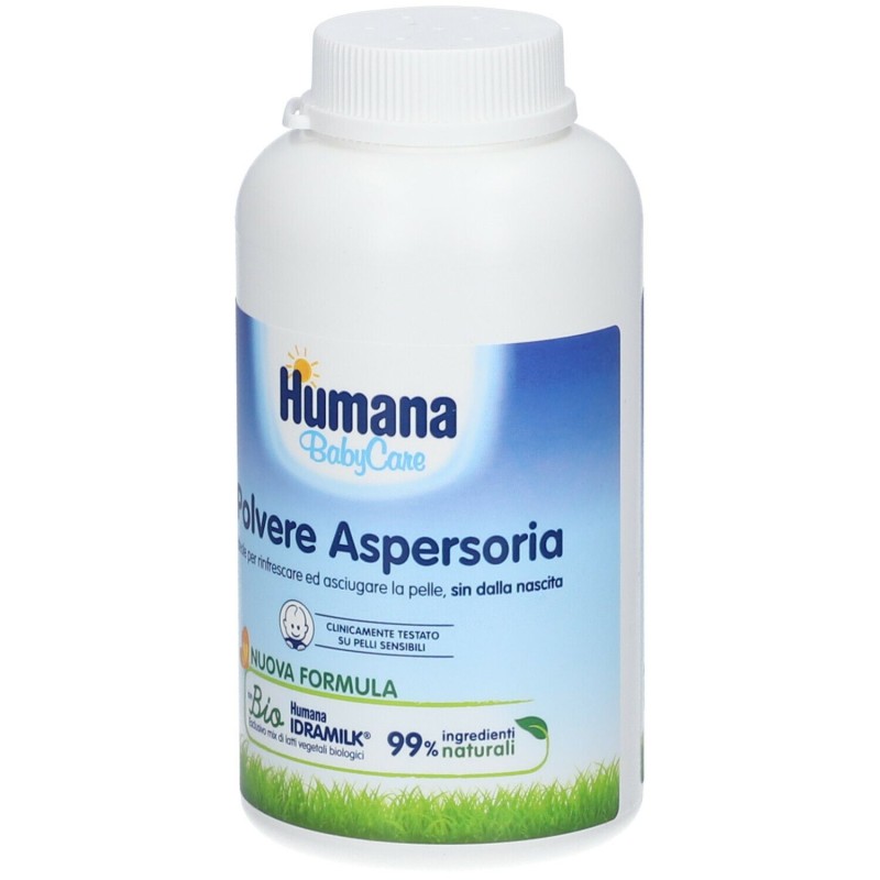 Aspetto del prodotto Humana Baby Care Polvere Aspersoria per Pelle Delicata 150 g Aspetto del prodotto Humana Baby Care Polvere Aspersoria per Pelle Delicata 150 g