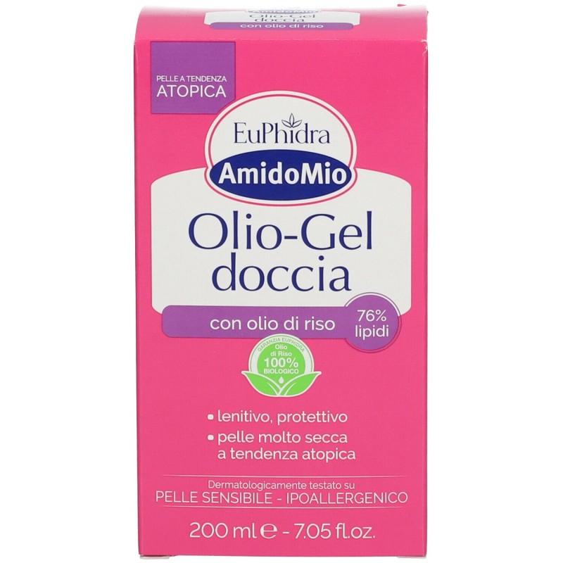 Vista del prodotto Euphidra AmidoMio Olio Gel Doccia 200ml