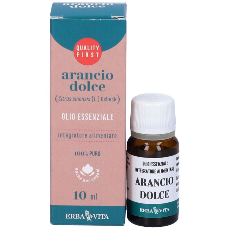 Foto esplicativa di Erba Vita Arancio Olio Essenziale Integratore per Intestino 10ml Foto esplicativa di Erba Vita Arancio Olio Essenziale Integratore per Intestino 10ml