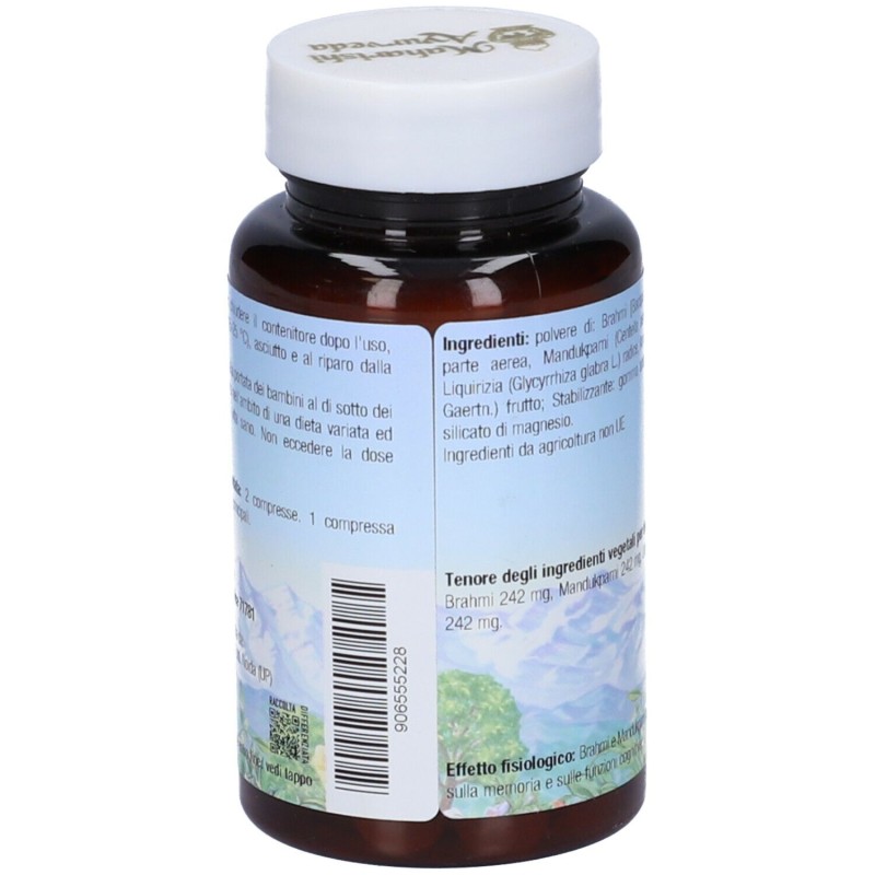 Dettaglio del packaging di Maharishi Ayurveda Buddhimap Integratore per Memoria e Concetrazione 120 Compresse Dettaglio del packaging di Maharishi Ayurveda Buddhimap Integratore per Memoria e Concetrazione 120 Compresse