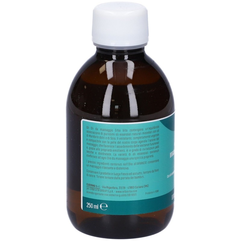 Vista del prodotto Arancio Olio Mass per Massaggi 250ml Vista del prodotto Arancio Olio Mass per Massaggi 250ml