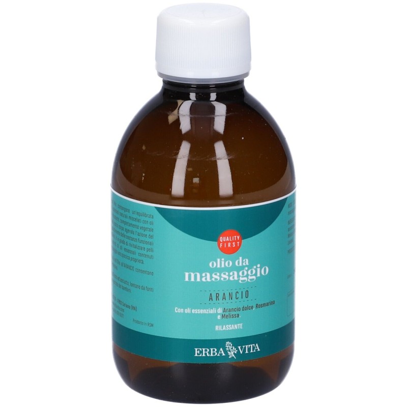 Aspetto del prodotto Arancio Olio Mass per Massaggi 250ml Aspetto del prodotto Arancio Olio Mass per Massaggi 250ml