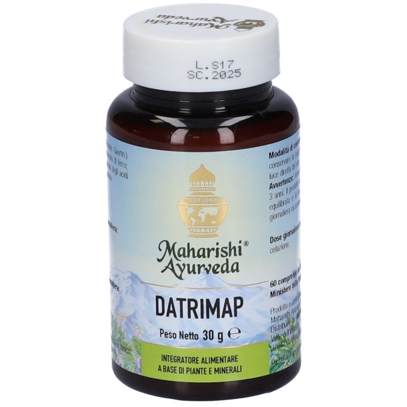 Immagine reale di Maharishi Ayurveda Datrimap Integratore per Acidità 60 Compresse Immagine reale di Maharishi Ayurveda Datrimap Integratore per Acidità 60 Compresse