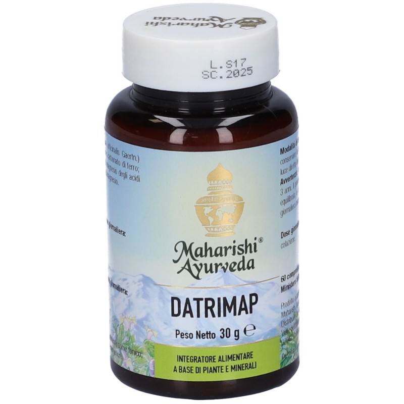 Vista del prodotto Maharishi Ayurveda Datrimap Integratore per Acidità 60 Compresse Vista del prodotto Maharishi Ayurveda Datrimap Integratore per Acidità 60 Compresse