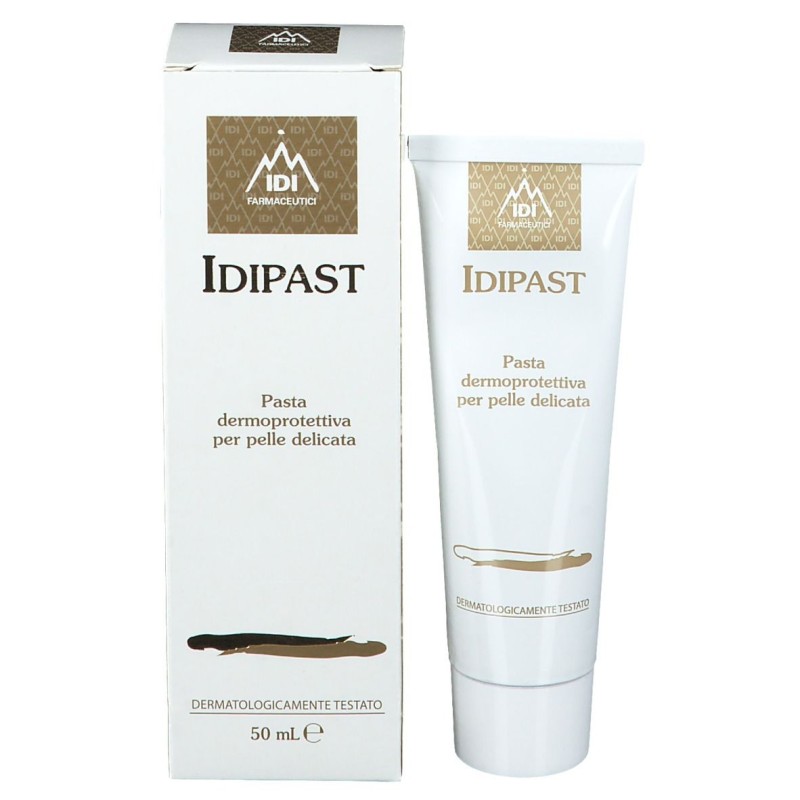 Foto illustrativa del packaging di Idipast Pasta Dermoprotettiva per la Pelle dei Bimbi 50ml Foto illustrativa del packaging di Idipast Pasta Dermoprotettiva per la Pelle dei Bimbi 50ml