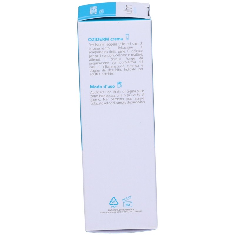 Pack ufficiale del prodotto Oziderm Crema Idratante per Pelli Sensibili 50ml Pack ufficiale del prodotto Oziderm Crema Idratante per Pelli Sensibili 50ml