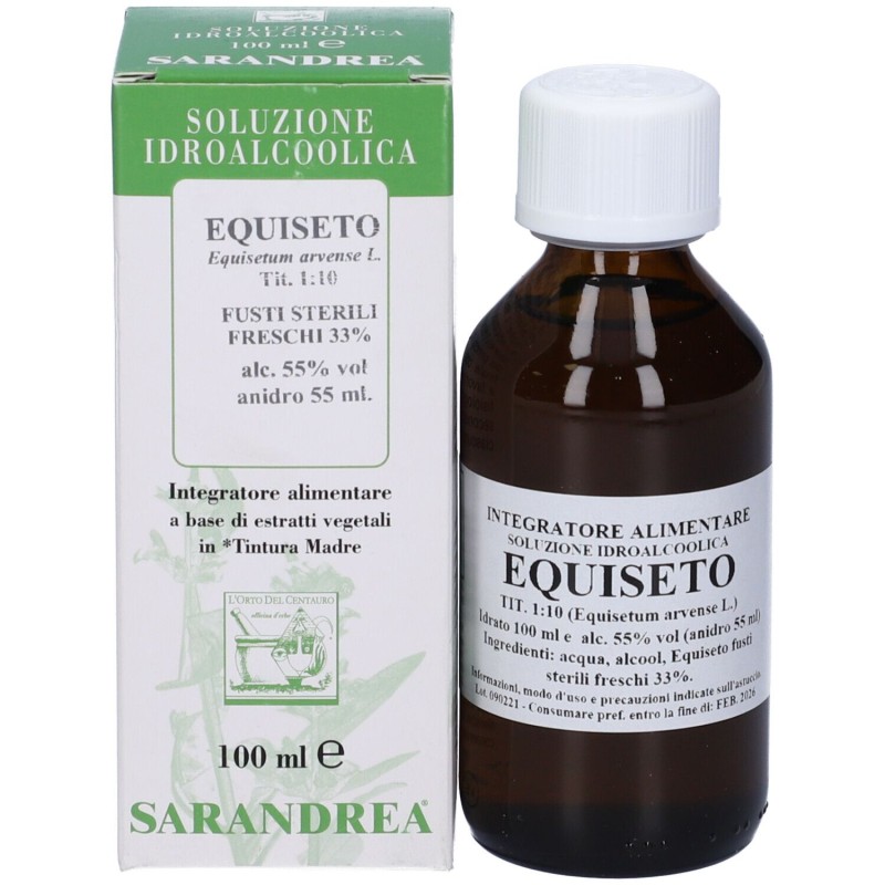 Confezione sigillata di Sarandrea Equiseto Integratore Diuretico 100ml Confezione sigillata di Sarandrea Equiseto Integratore Diuretico 100ml