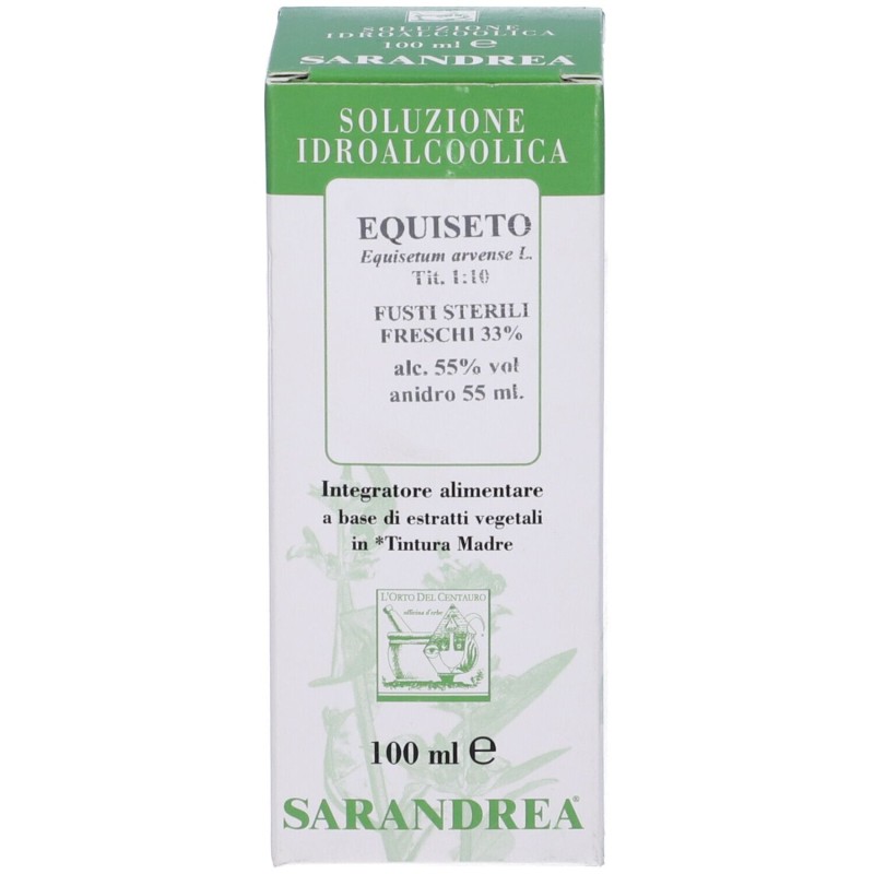 Pack ufficiale del prodotto Sarandrea Equiseto Integratore Diuretico 100ml Pack ufficiale del prodotto Sarandrea Equiseto Integratore Diuretico 100ml
