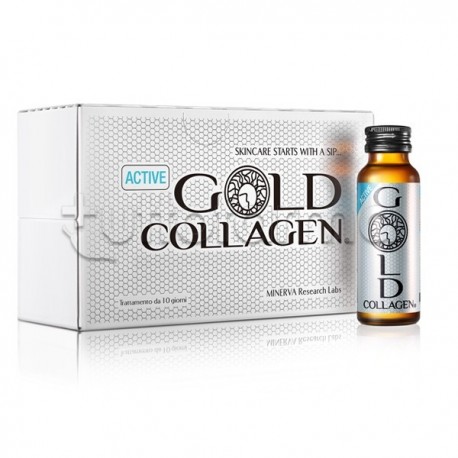 Gold Collagen Active Integratore Articolazioni e Muscoli 10 Flaconcini