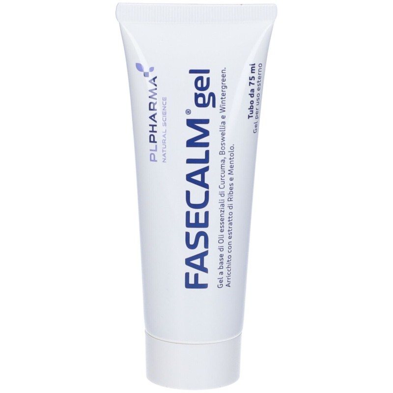 Dettaglio del packaging di Fasecalm Gel Crema per Dolori alle Ossa 75ml