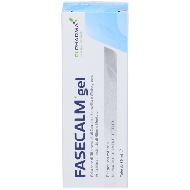 Presentazione grafica di Fasecalm Gel Crema per Dolori alle Ossa 75ml