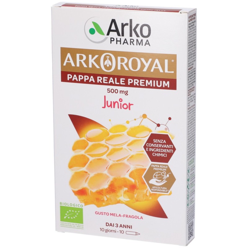 Immagine reale di Aekoroyal Pappa Reale Biologica Ricostituente 10 Fiale Immagine reale di Aekoroyal Pappa Reale Biologica Ricostituente 10 Fiale