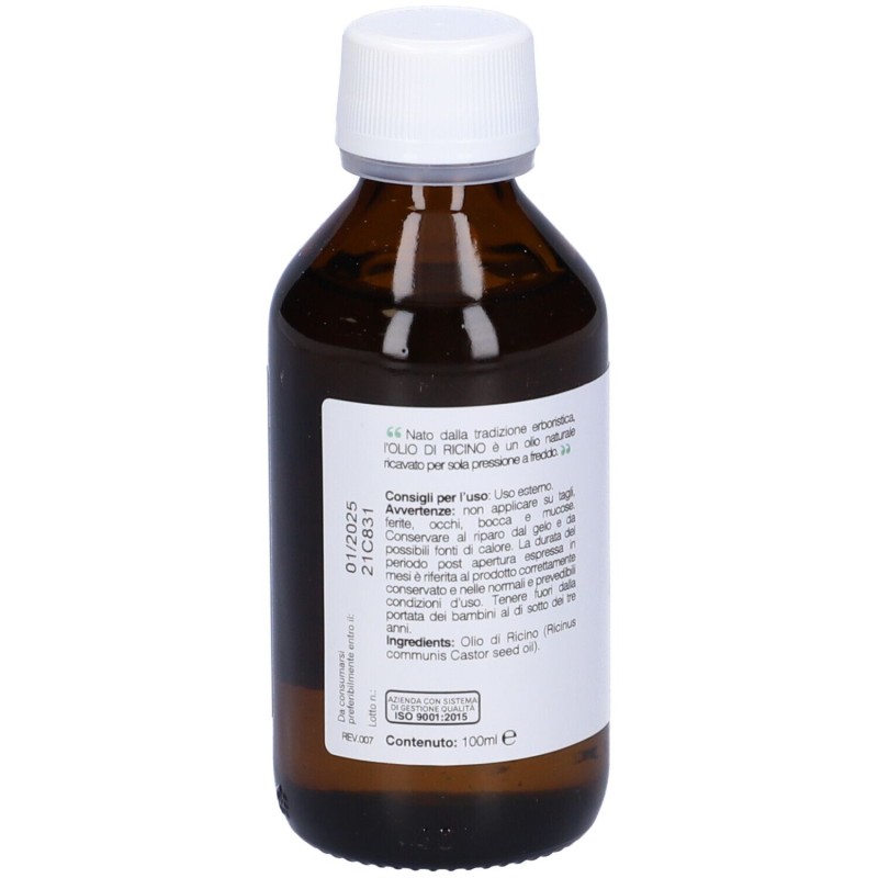 Packaging integro del prodotto  Olio Di Ricino 100 Ml