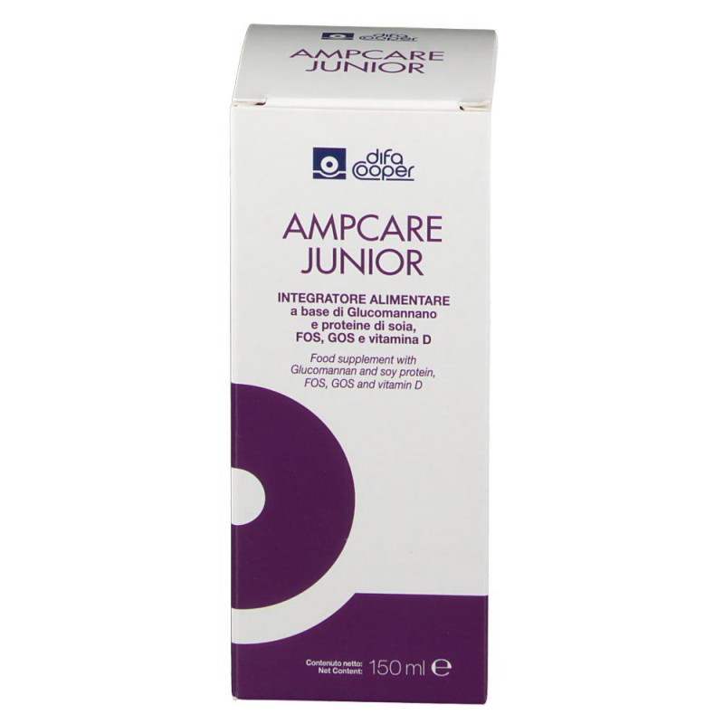 Confezione sigillata di Difa Cooper AMPCare Junior Integratore Sciroppo 150ml Confezione sigillata di Difa Cooper AMPCare Junior Integratore Sciroppo 150ml