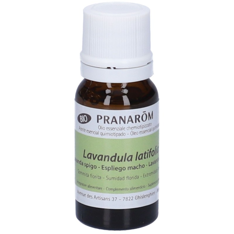 Packaging del prodotto Pranarom Lavanda Spiga Olio Essenziale Biologico 10ml Packaging del prodotto Pranarom Lavanda Spiga Olio Essenziale Biologico 10ml