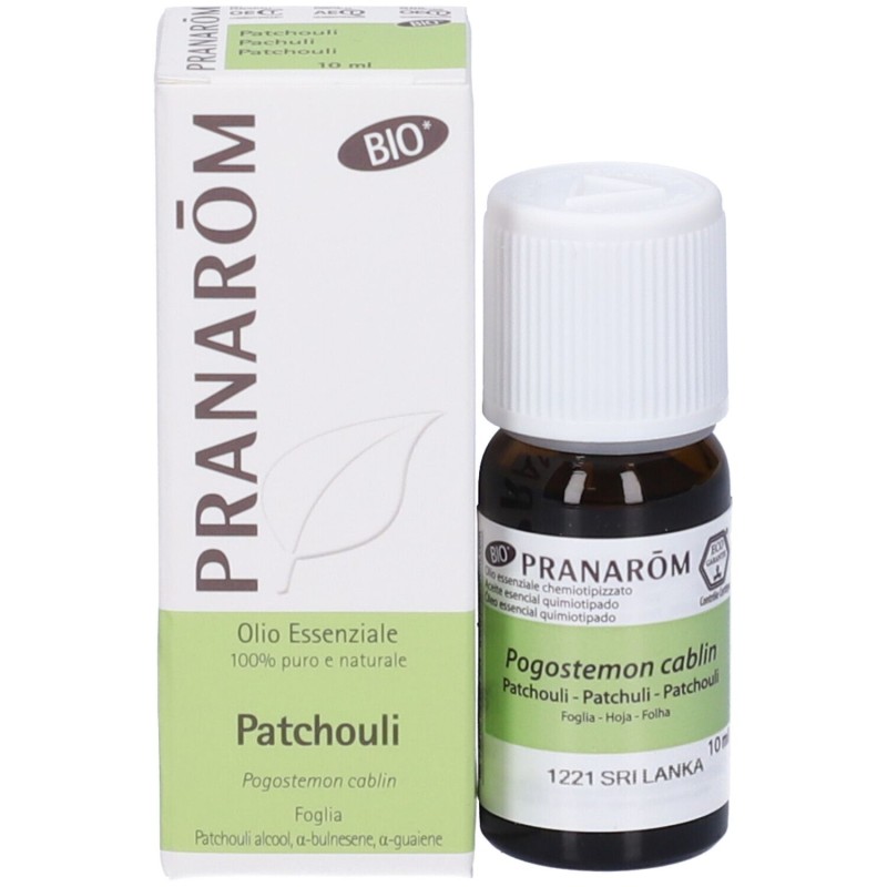 Scatola integra del prodotto Pranarom Patchouli Olio Essenziale Biologico 10ml Scatola integra del prodotto Pranarom Patchouli Olio Essenziale Biologico 10ml