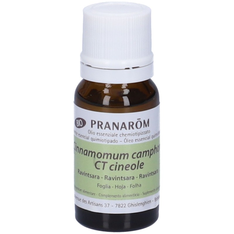 Scatola originale del prodotto Pranarom Ravintsara Olio Essenziale Biologico 10ml Scatola originale del prodotto Pranarom Ravintsara Olio Essenziale Biologico 10ml