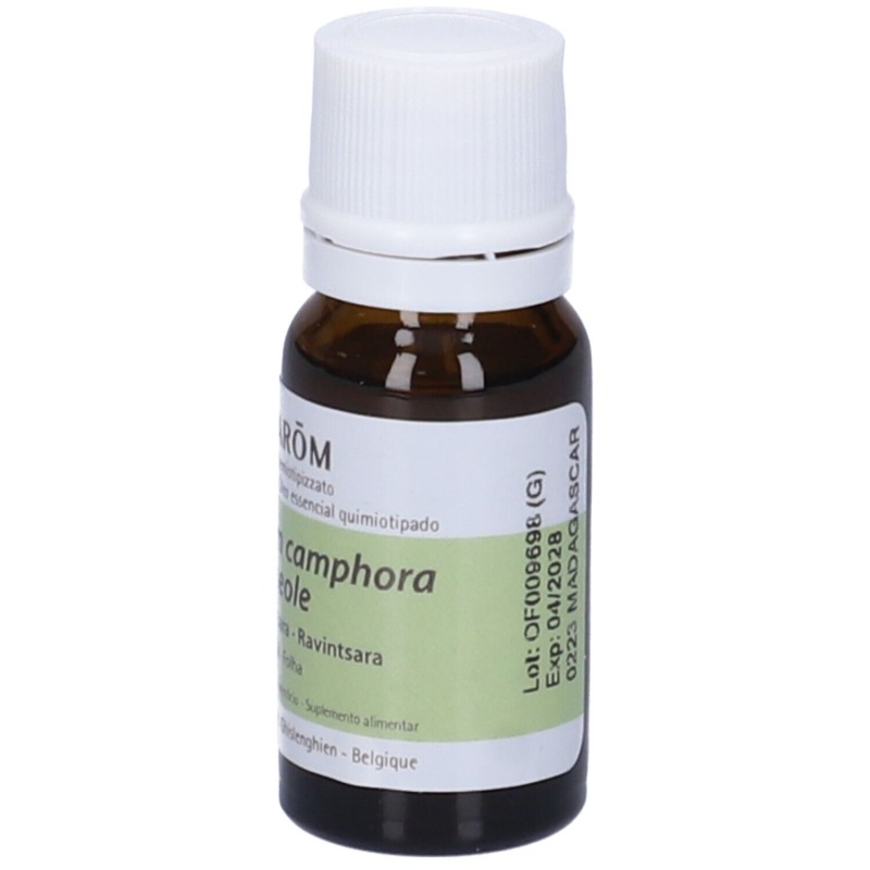 Confezione commerciale diPranarom Ravintsara Olio Essenziale Biologico 10ml Confezione commerciale diPranarom Ravintsara Olio Essenziale Biologico 10ml