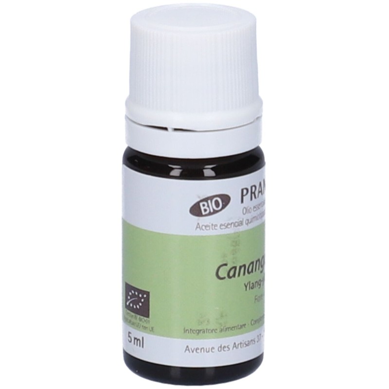 Presentazione grafica di Pranarom Ylang-Ylang Olio Essenziale Biologico 5ml Presentazione grafica di Pranarom Ylang-Ylang Olio Essenziale Biologico 5ml