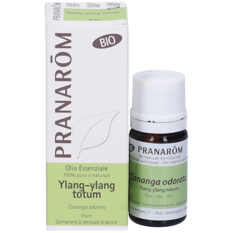Foto esplicativa di Pranarom Ylang-Ylang Olio Essenziale Biologico 5ml Foto esplicativa di Pranarom Ylang-Ylang Olio Essenziale Biologico 5ml