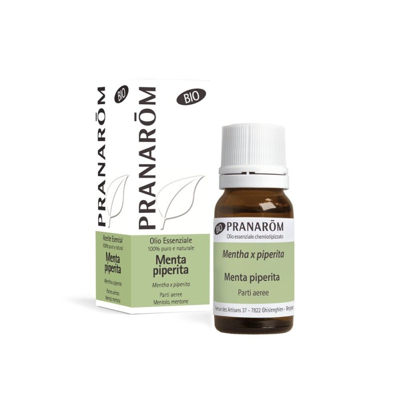Vista del prodotto Pranarom Menta Piperita Olio Essenziale Biologico 10ml Vista del prodotto Pranarom Menta Piperita Olio Essenziale Biologico 10ml