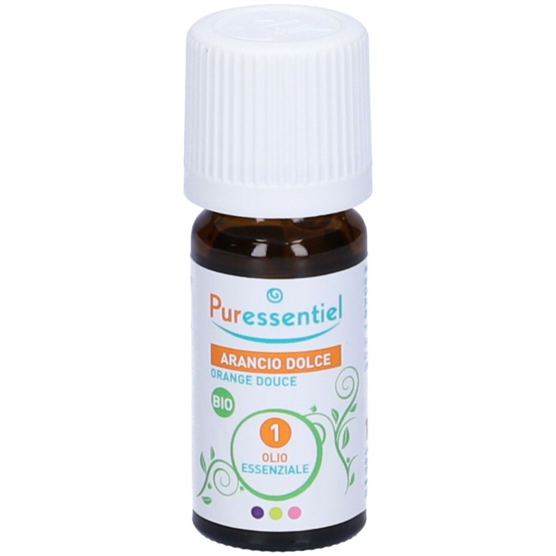 Packaging integro del prodotto Puressentiel Arancio Dolce Bio Olio Essenziale Integratore per Gas Intestinali 10ml Packaging integro del prodotto Puressentiel Arancio Dolce Bio Olio Essenziale Integratore per Gas Intestinali 10ml