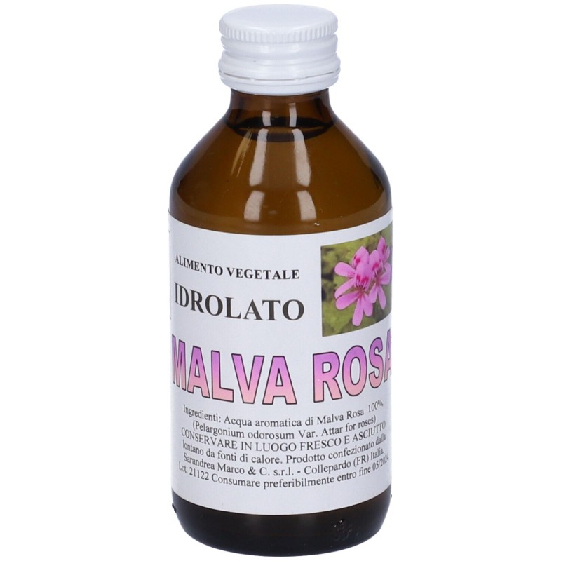 Immagine reale di Sarandrea Idrolato di Malva Rosa per Vie Respiratorie 100ml Immagine reale di Sarandrea Idrolato di Malva Rosa per Vie Respiratorie 100ml