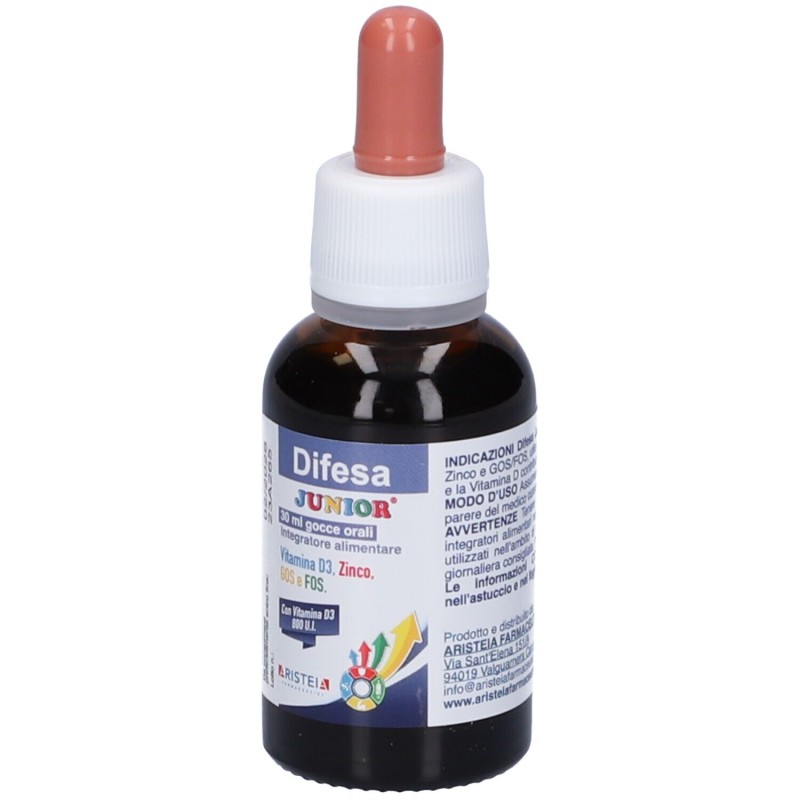 Confezione commerciale diDifesa Junior per Sistema Immunitario 30ml Confezione commerciale diDifesa Junior per Sistema Immunitario 30ml