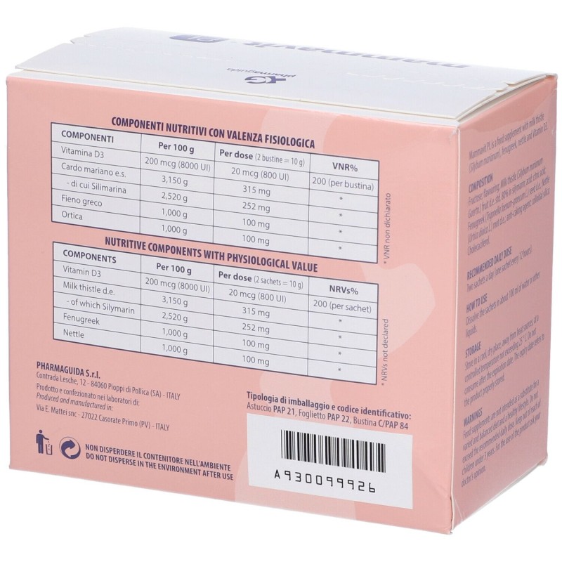 Packaging integro del prodotto Pharmaguida Mammavit PL Integratore per Sviluppo del Feto 30 Bustine Packaging integro del prodotto Pharmaguida Mammavit PL Integratore per Sviluppo del Feto 30 Bustine