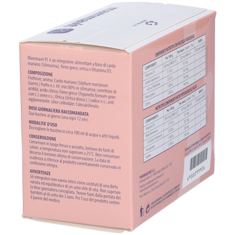 Foto ravvicinata di Pharmaguida Mammavit PL Integratore per Sviluppo del Feto 30 Bustine Foto ravvicinata di Pharmaguida Mammavit PL Integratore per Sviluppo del Feto 30 Bustine