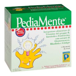 Packaging integro del prodotto PediaMente Integratore per Concentrazione 15 Flaconcini 10ml Packaging integro del prodotto PediaMente Integratore per Concentrazione 15 Flaconcini 10ml