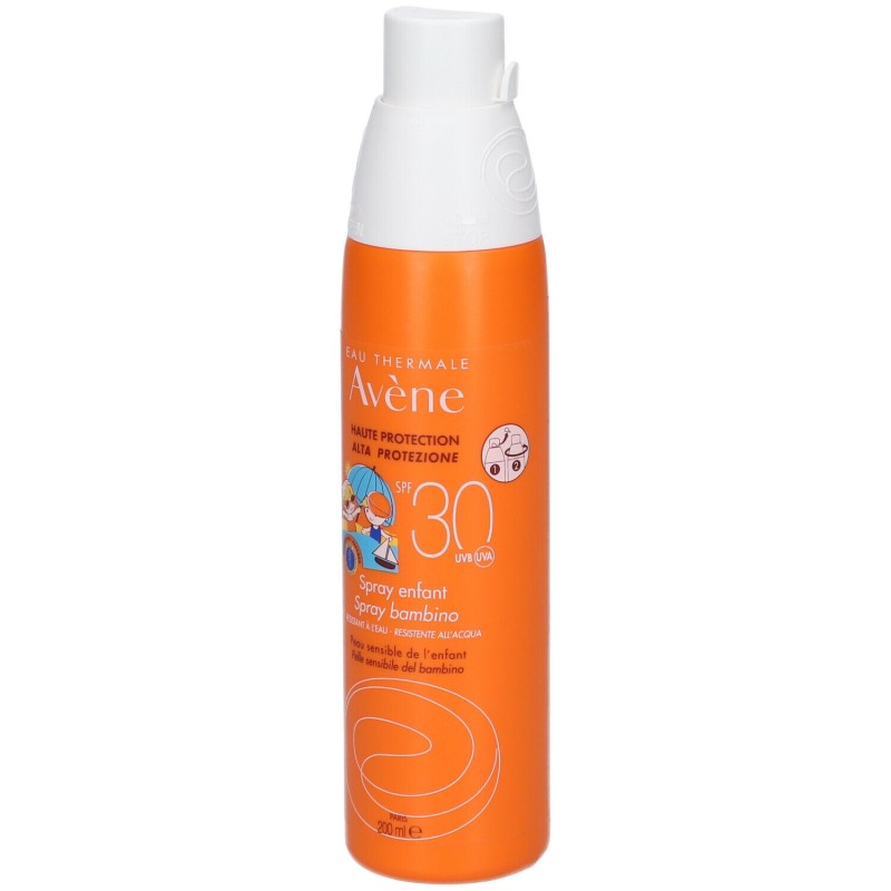 Confezione commerciale diAvene Solare Spray Bambino SPF30 200ml Confezione commerciale diAvene Solare Spray Bambino SPF30 200ml