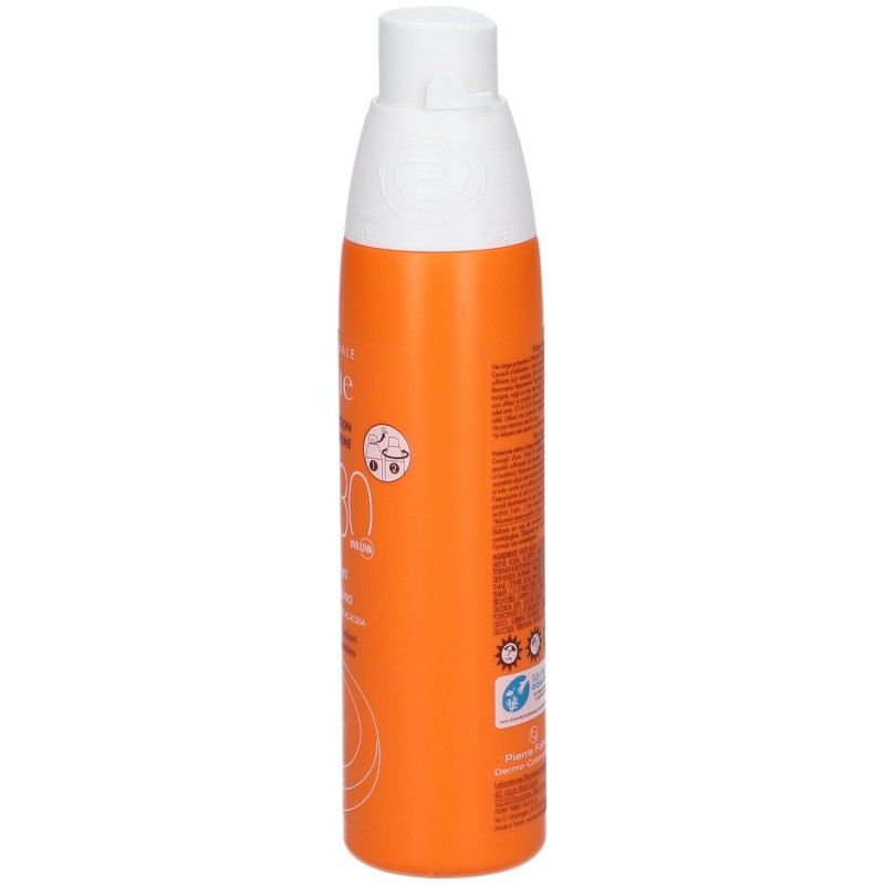 Foto illustrativa del packaging di Avene Solare Spray Bambino SPF30 200ml Foto illustrativa del packaging di Avene Solare Spray Bambino SPF30 200ml