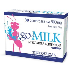 Packaging del prodotto Go-Milk per Allattamento 30 Compresse Packaging del prodotto Go-Milk per Allattamento 30 Compresse