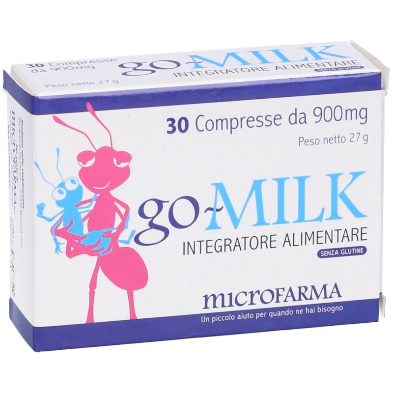 Foto illustrativa del packaging di Go-Milk per Allattamento 30 Compresse Foto illustrativa del packaging di Go-Milk per Allattamento 30 Compresse