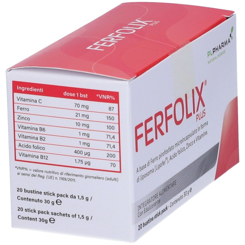 Scatola integra del prodotto Ferfolix Plus Integratore per Gravidanza 20 Bustine Scatola integra del prodotto Ferfolix Plus Integratore per Gravidanza 20 Bustine