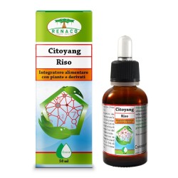 Presentazione grafica di Renaco Citoyang Riso Integratore per Fegato Gocce 50ml