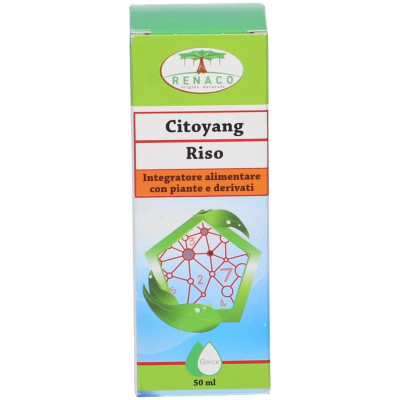 Scatola originale del prodotto Renaco Citoyang Riso Integratore per Fegato Gocce 50ml Scatola originale del prodotto Renaco Citoyang Riso Integratore per Fegato Gocce 50ml