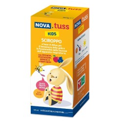 Confezione commerciale diNova Tuss Kids Sciroppo per Benessere Gola 160 g (125 ml) Confezione commerciale diNova Tuss Kids Sciroppo per Benessere Gola 160 g (125 ml)