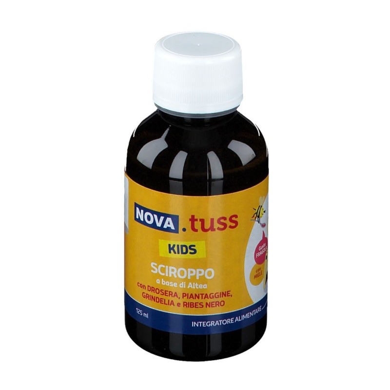 Scatola integra del prodotto Nova Tuss Kids Sciroppo per Benessere Gola 160 g (125 ml) Scatola integra del prodotto Nova Tuss Kids Sciroppo per Benessere Gola 160 g (125 ml)