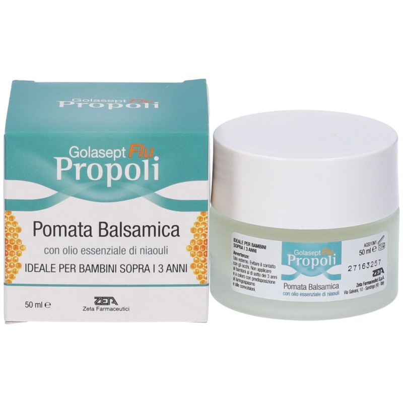 Immagine reale di Zeta Farmaceutici Golasept Propoli Pomata Balsamica 50ml Immagine reale di Zeta Farmaceutici Golasept Propoli Pomata Balsamica 50ml