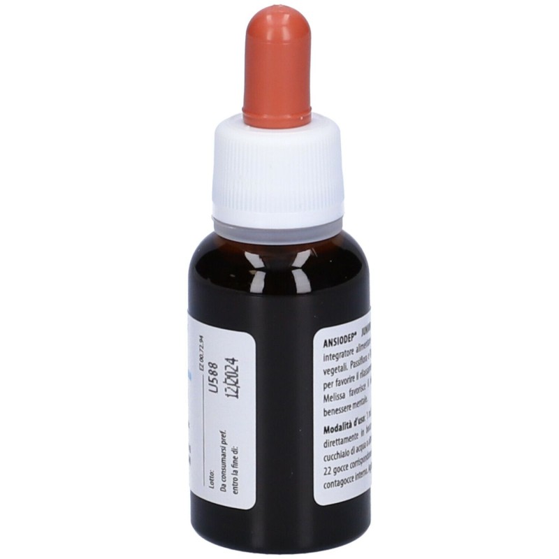Pack ufficiale del prodotto Ansiodep Junior per Rilassamento e Sonno 20ml Pack ufficiale del prodotto Ansiodep Junior per Rilassamento e Sonno 20ml