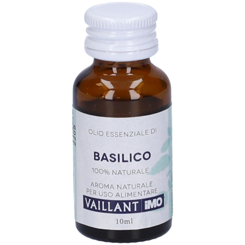 Pack ufficiale del prodotto Vaillant Basilico Olio Essenziale per Aromaterapia 10ml